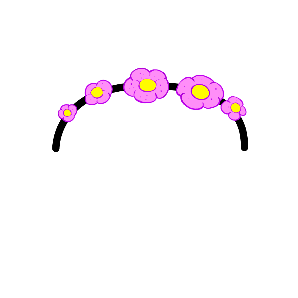 Treasure ~ Headband More Pink Flowers