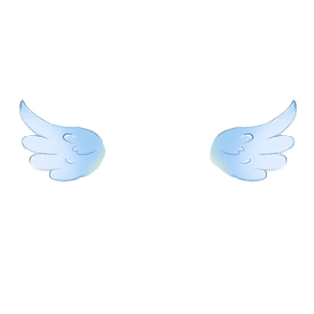 Treasure ~ Angel Wings Blue