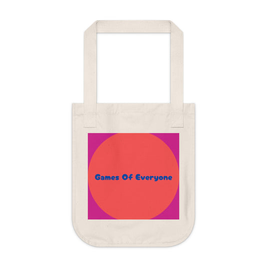 Organic Canvas Tote Bag
